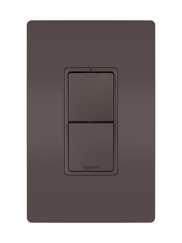 Two Single-Pole/3-Way Switches in Brown