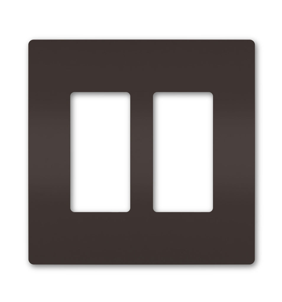 Two-Gang Screwless Wall Plate