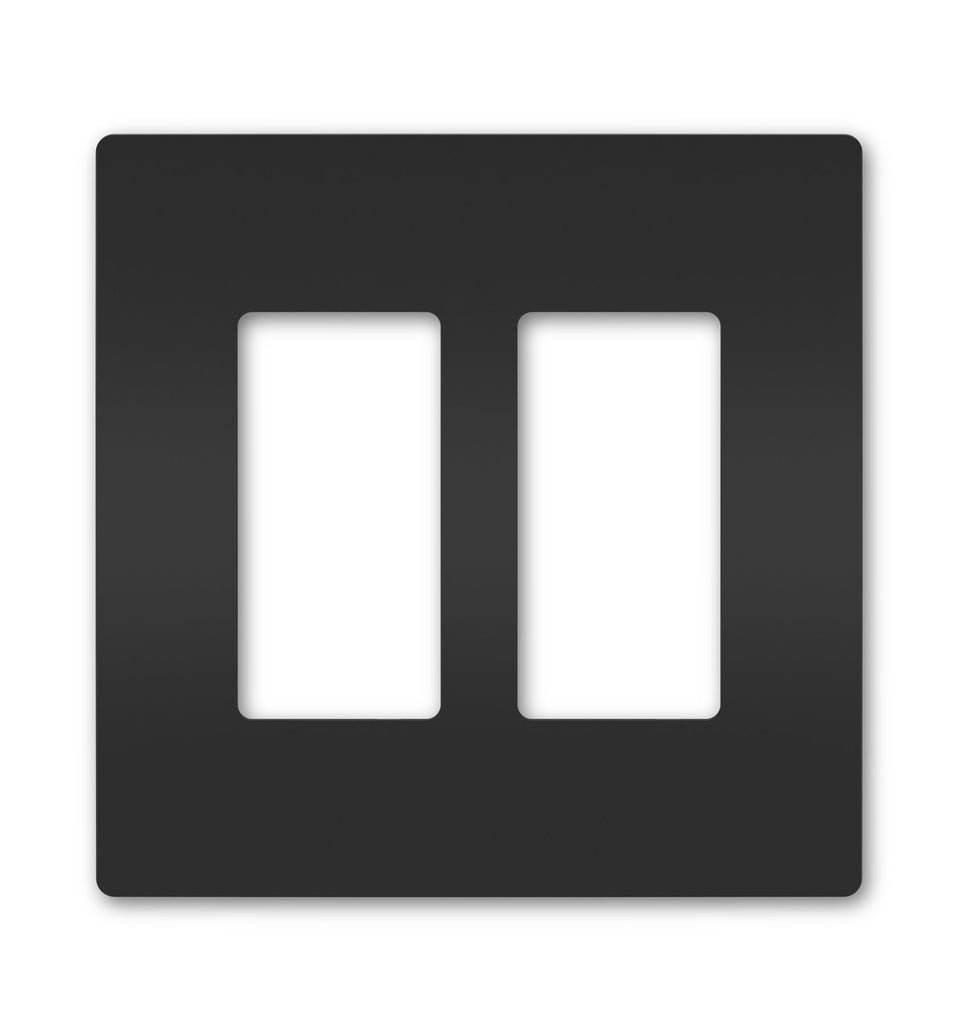 Two-Gang Screwless Wall Plate