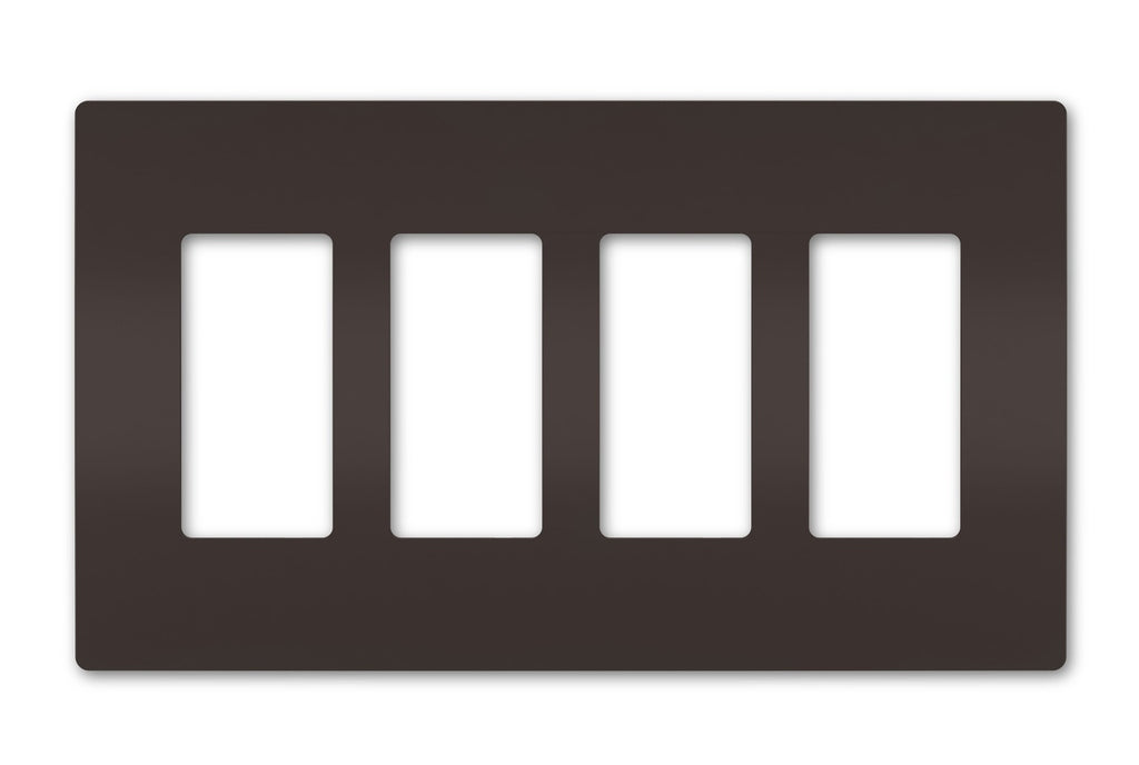 Four-Gang Screwless Wall Plate
