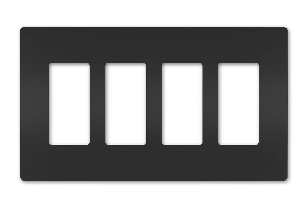 Four-Gang Screwless Wall Plate