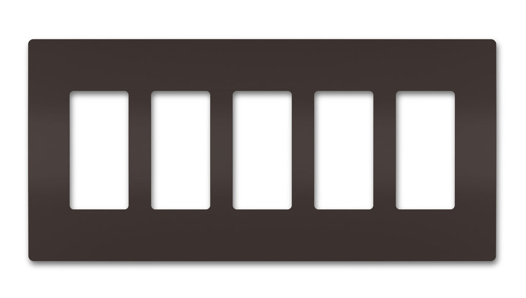 Five-Gang Screwless Wall Plate