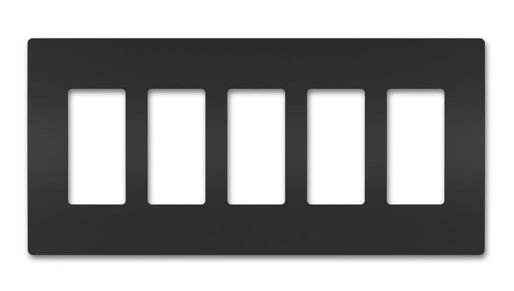 Five-Gang Screwless Wall Plate