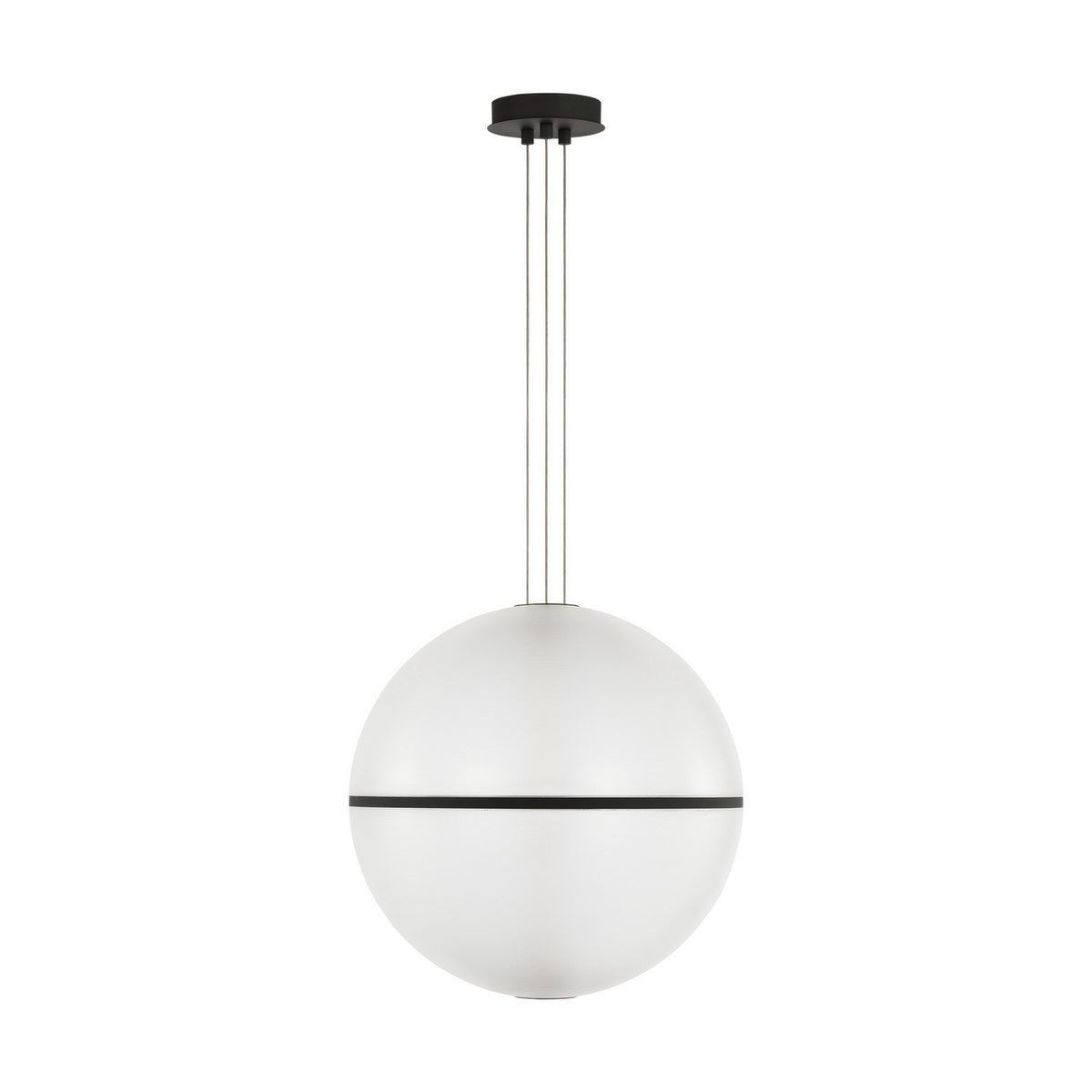 Suspension LED ronde Bicono en noir Nightshade