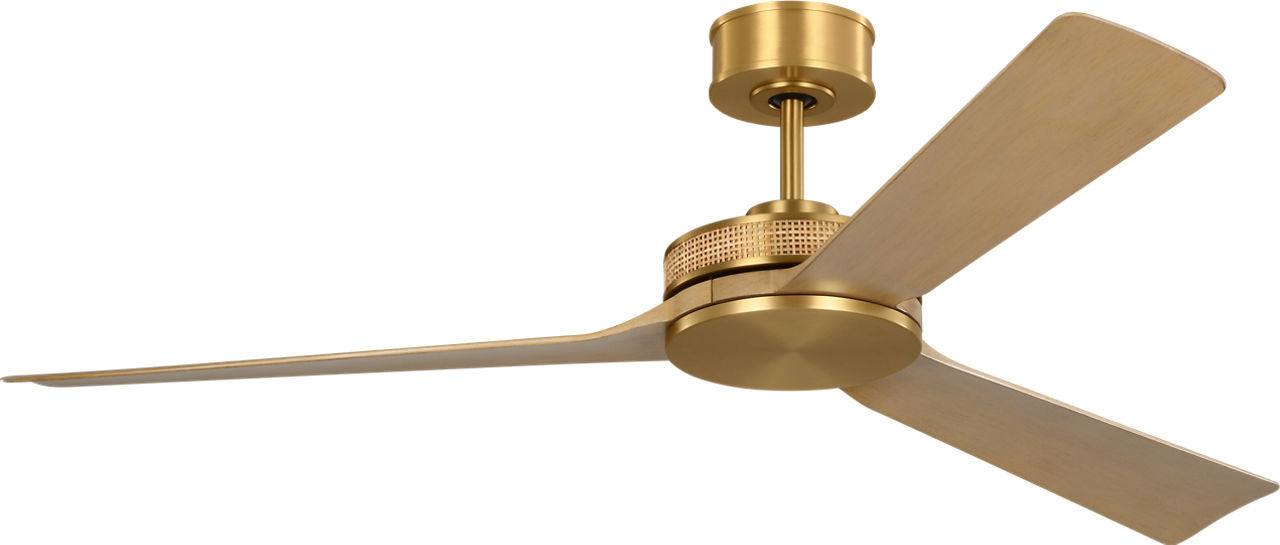 Elara 56" Ceiling Fan in Burnished Brass