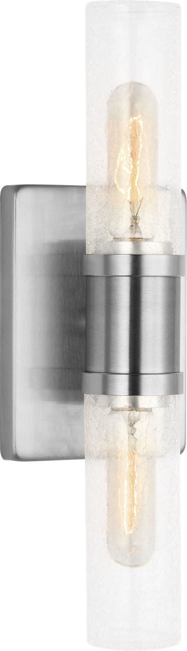 Keaton Two Light Vanity in Brushed Nickel | Brushed Nickel