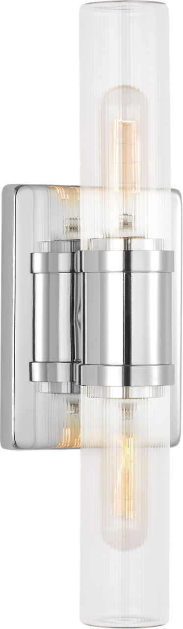 Keaton Two Light Vanity in Chrome | Chrome