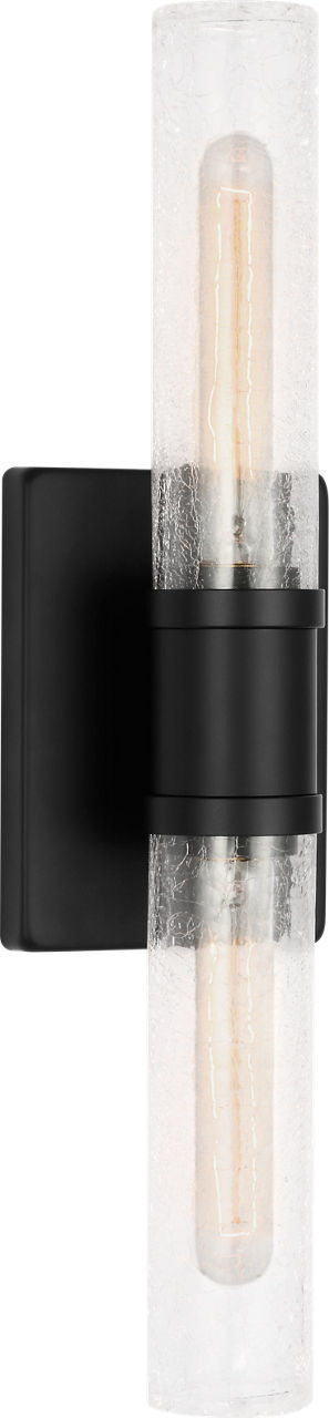 Keaton Two Light Vanity in Midnight Black | Midnight Black