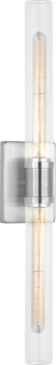 Keaton Two Light Vanity in Brushed Nickel | Brushed Nickel