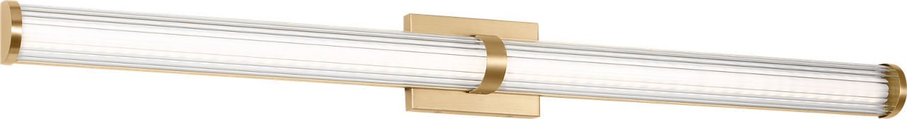 Syden LED Bath in Satin Brass | Satin Brass