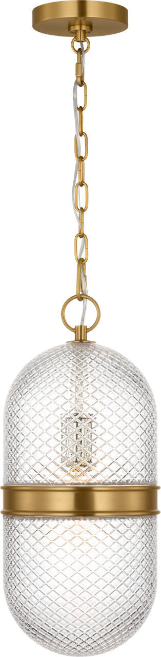 Lucinda Pendant in Burnished Brass | Burnished Brass