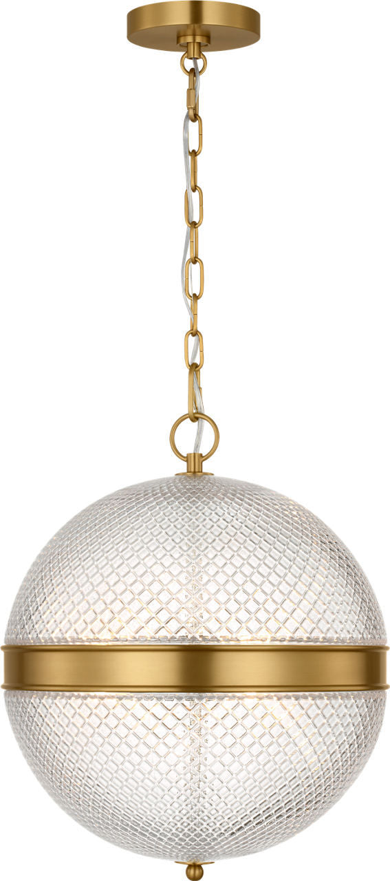 Lucinda Pendant in Burnished Brass | Burnished Brass