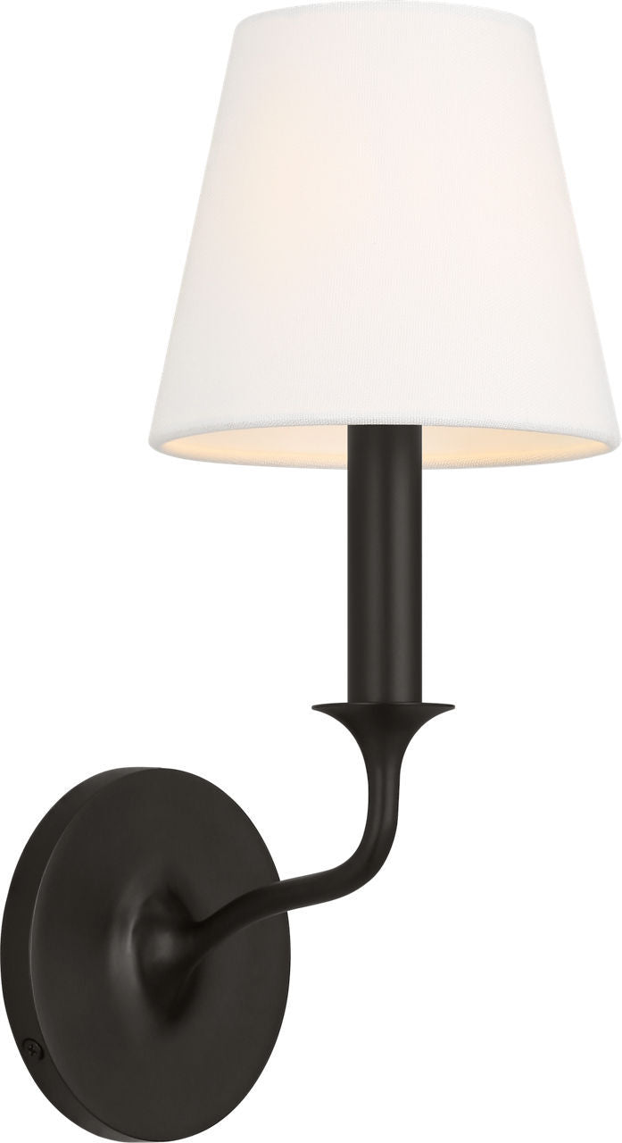 Chatsworth One Light Wall Sconce in Aged Iron | Aged Iron