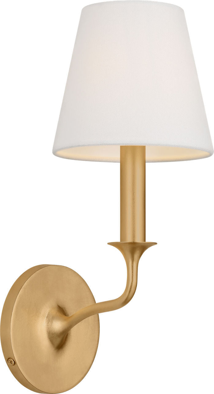 Chatsworth One Light Wall Sconce in Gild | Gild
