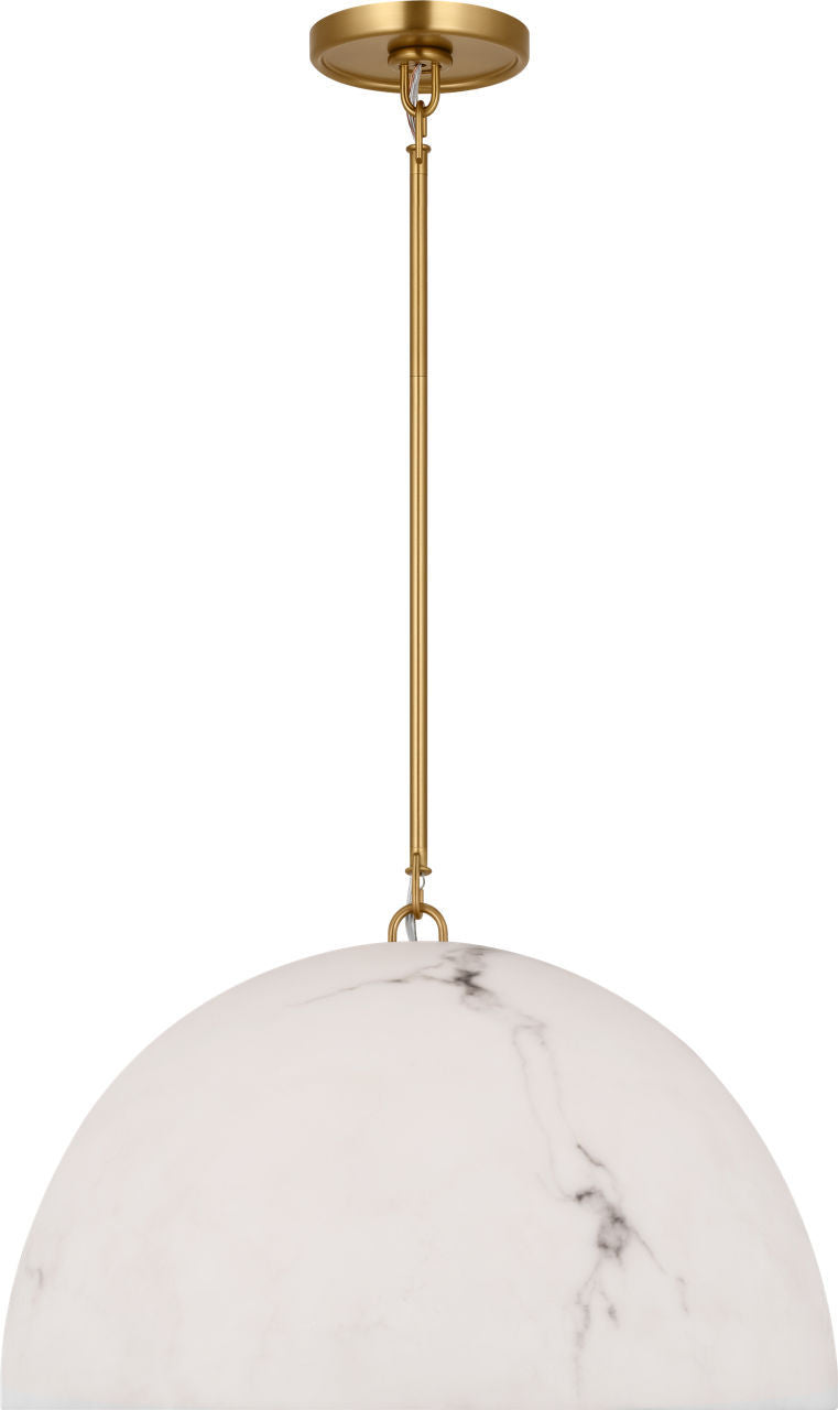 Savina Pendant in Burnished Brass | Burnished Brass
