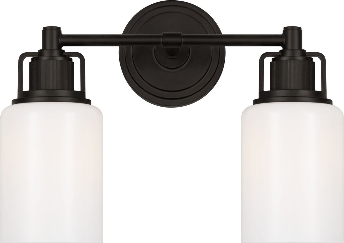 Ashford Two Light Bath in Aged Iron | Aged Iron