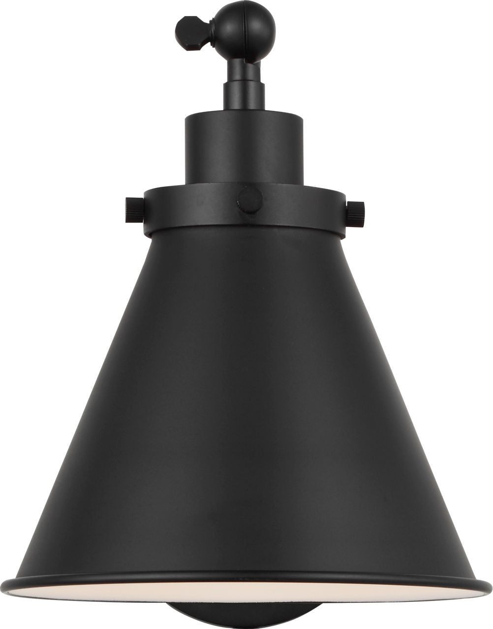 Applique murale Wellfleet en noir minuit | Noir minuit
