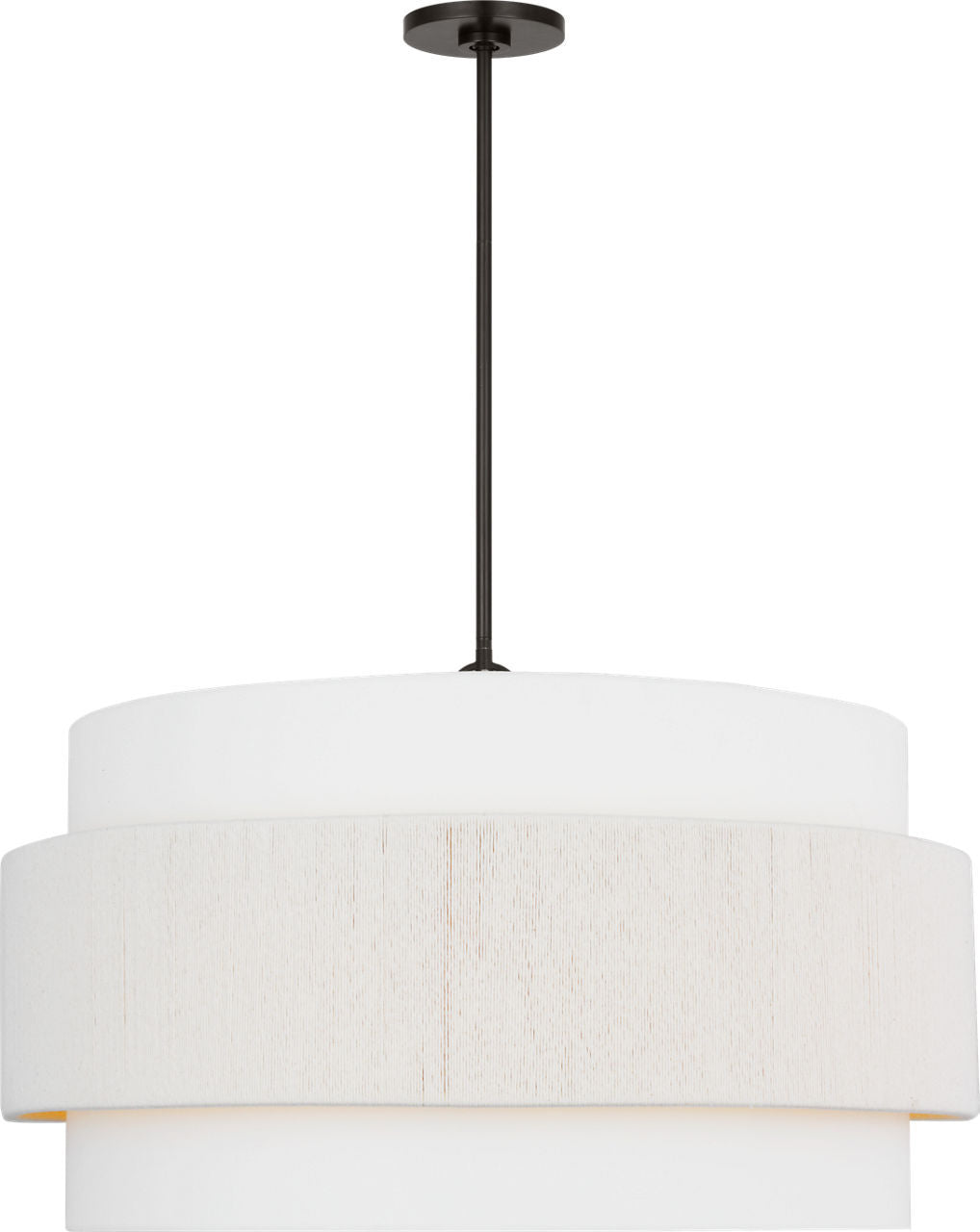 Suspension Belaro à six lumières en fer vieilli | Fer vieilli