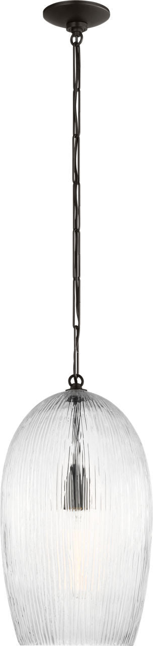 Serafina One Light Pendant in Aged Iron | Aged Iron