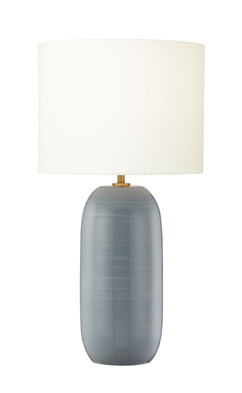 Fanny One Light Table Lamp in Frosted Anglia | Frosted Anglia