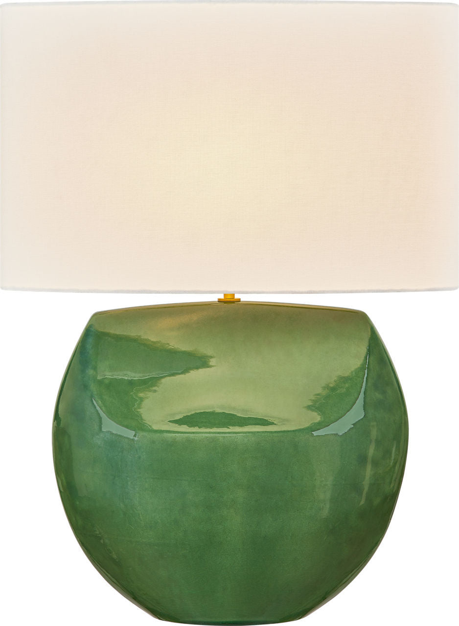 Pente One Light Table Lamp in Green | Green