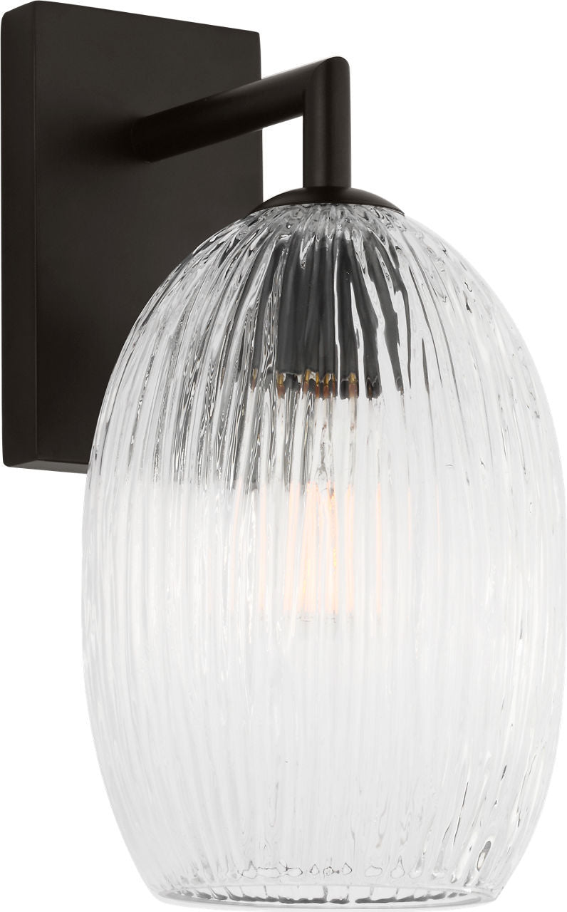 Serafina One Light Wall Sconce in Aged Iron | Aged Iron