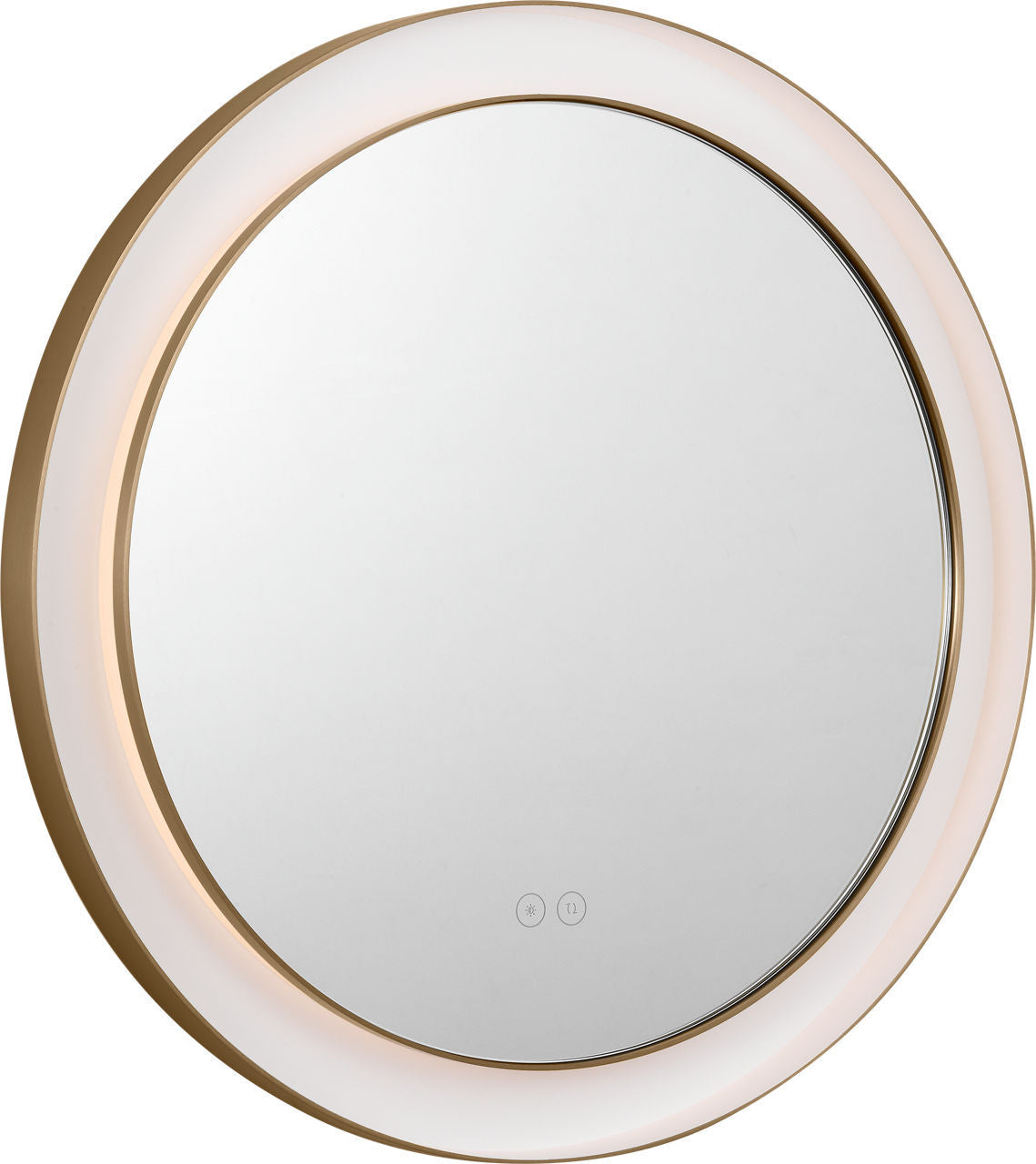 Chopin Mirror in Burnished Brass | Burnished Brass