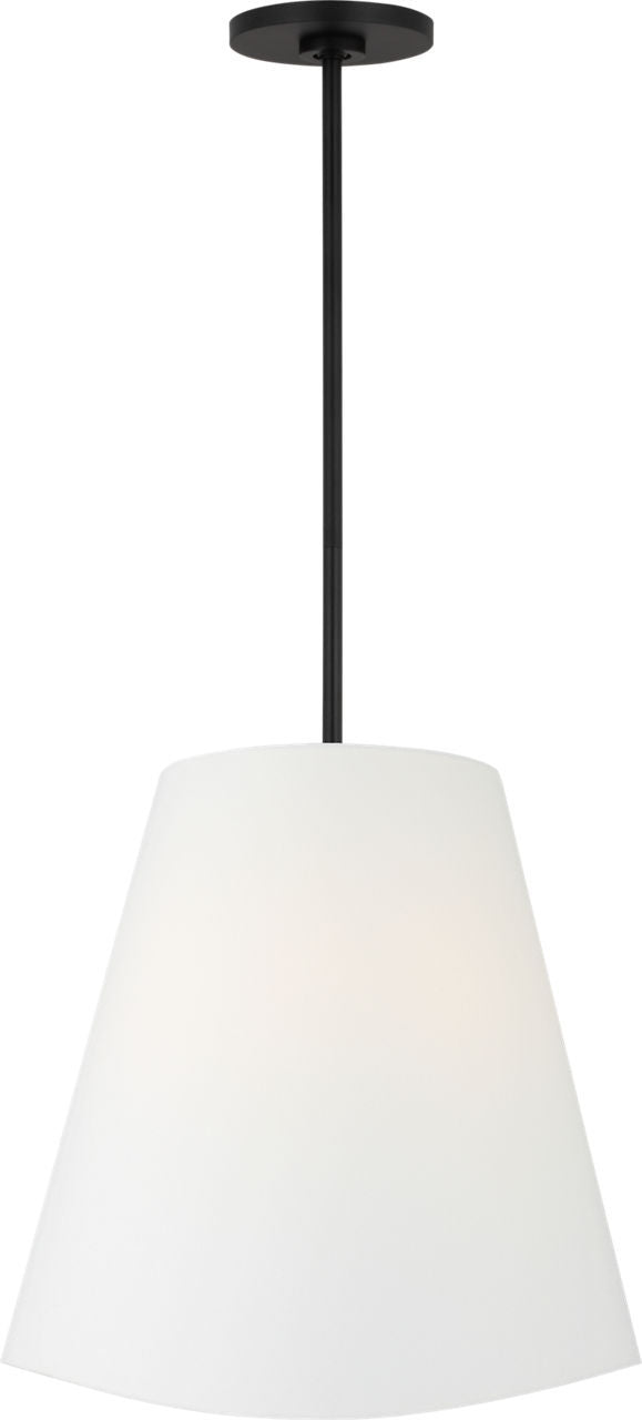 Beauvoir Three Light Hanging Shade in Midnight Black | Midnight Black