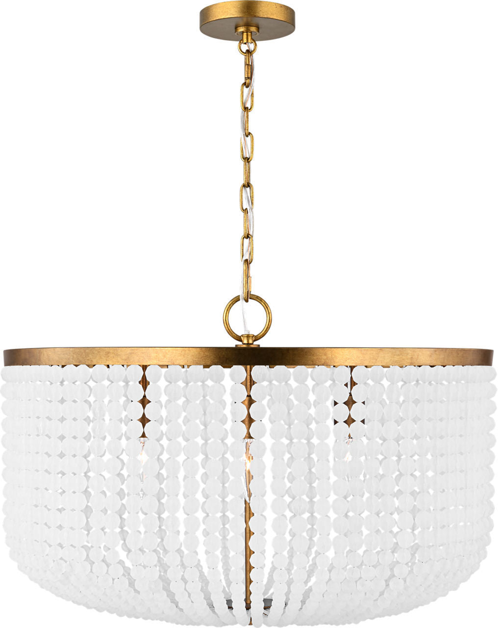Lustre Bellecour à huit lumières en Dorure Vintage | Dorure Vintage