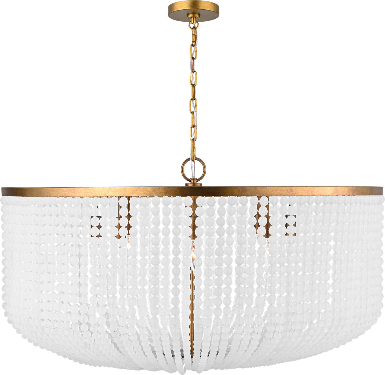 Bellecour Eight Light Chandelier in Vintage Gild | Vintage Gild