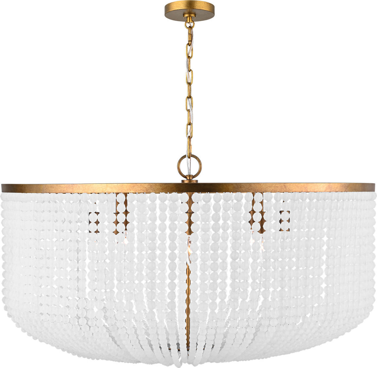 Bellecour Eight Light Chandelier in Vintage Gild | Vintage Gild