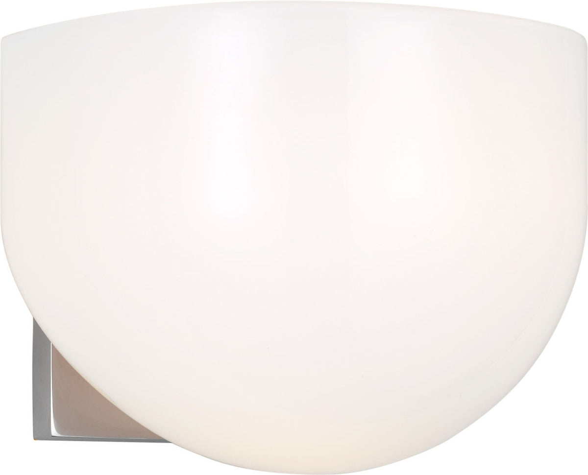 Cheverny One Light Wall Sconce in Polished Nickel | Polished Nickel