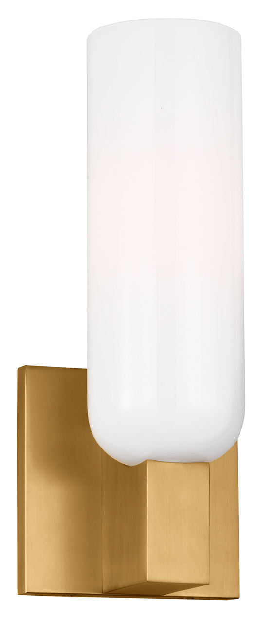 Maroux One Light Bath in Burnished Brass | Burnished Brass
