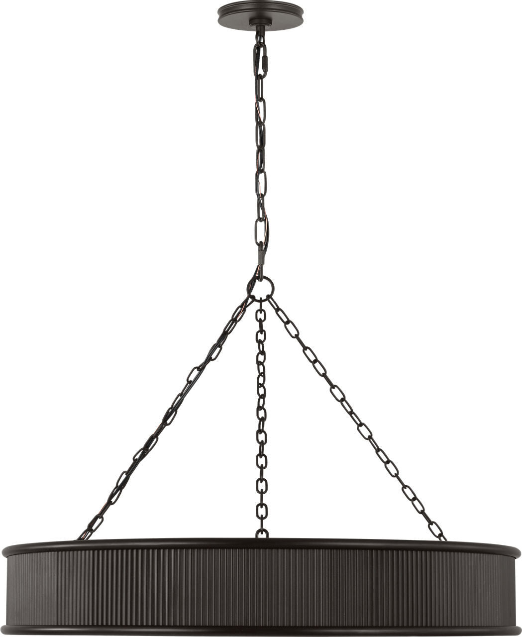 Lustre Ritz huit lumières en fer vieilli | Fer vieilli
