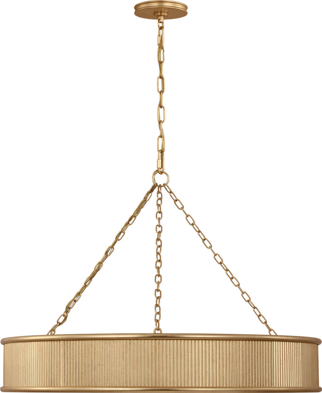 Ritz Eight Light Chandelier in Gild | Gild