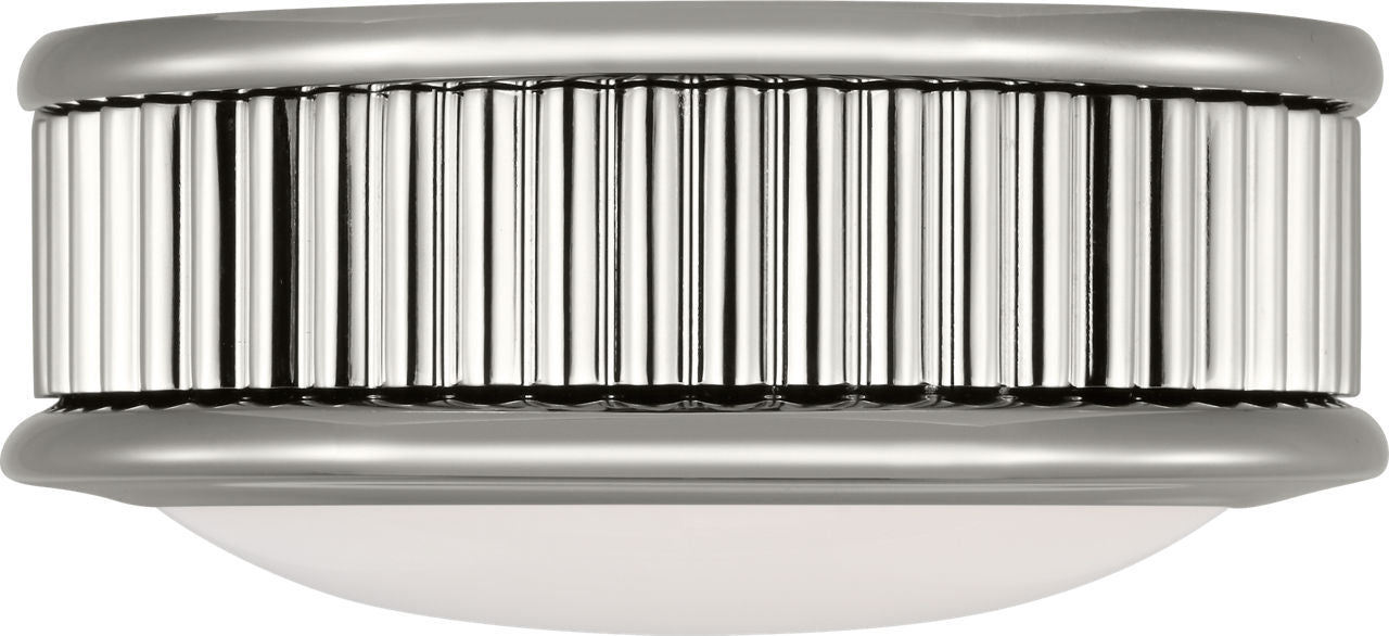Plafonnier Ritz en nickel poli | Nickel poli
