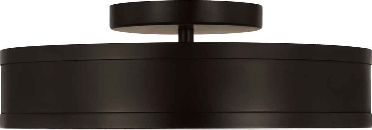 Dupont Semi Flush Mount in Aged Iron | Aged Iron