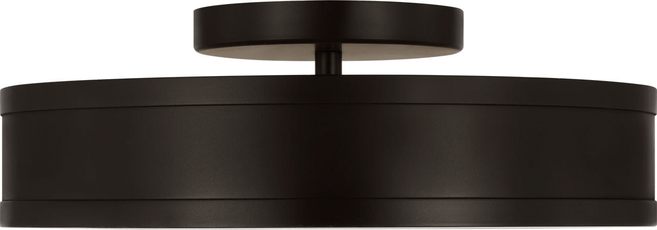 Plafonnier Dupont Semi Flush Mount en Fer Vieilli | Fer vieilli