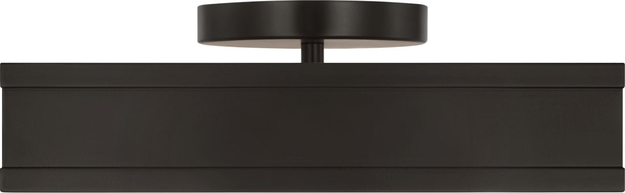 Dupont Semi Flush Mount in Aged Iron | Aged Iron