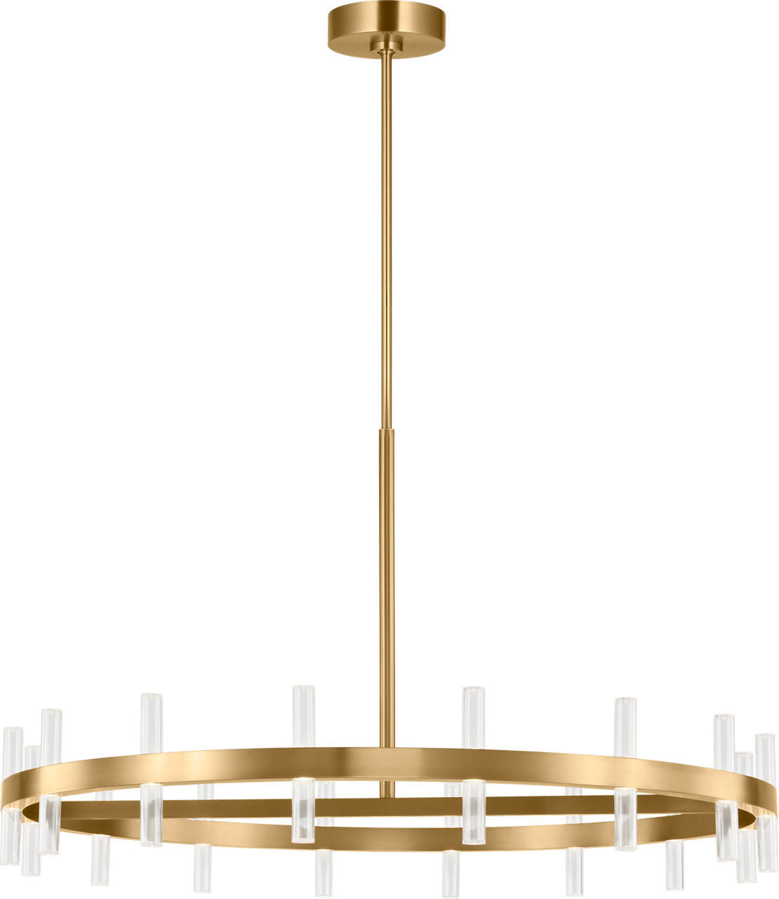 Silas Chandelier in Burnished Brass | Burnished Brass