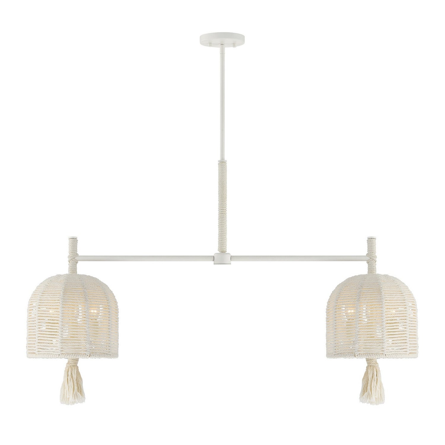 Lunara Six Light Chandelier in Cotton