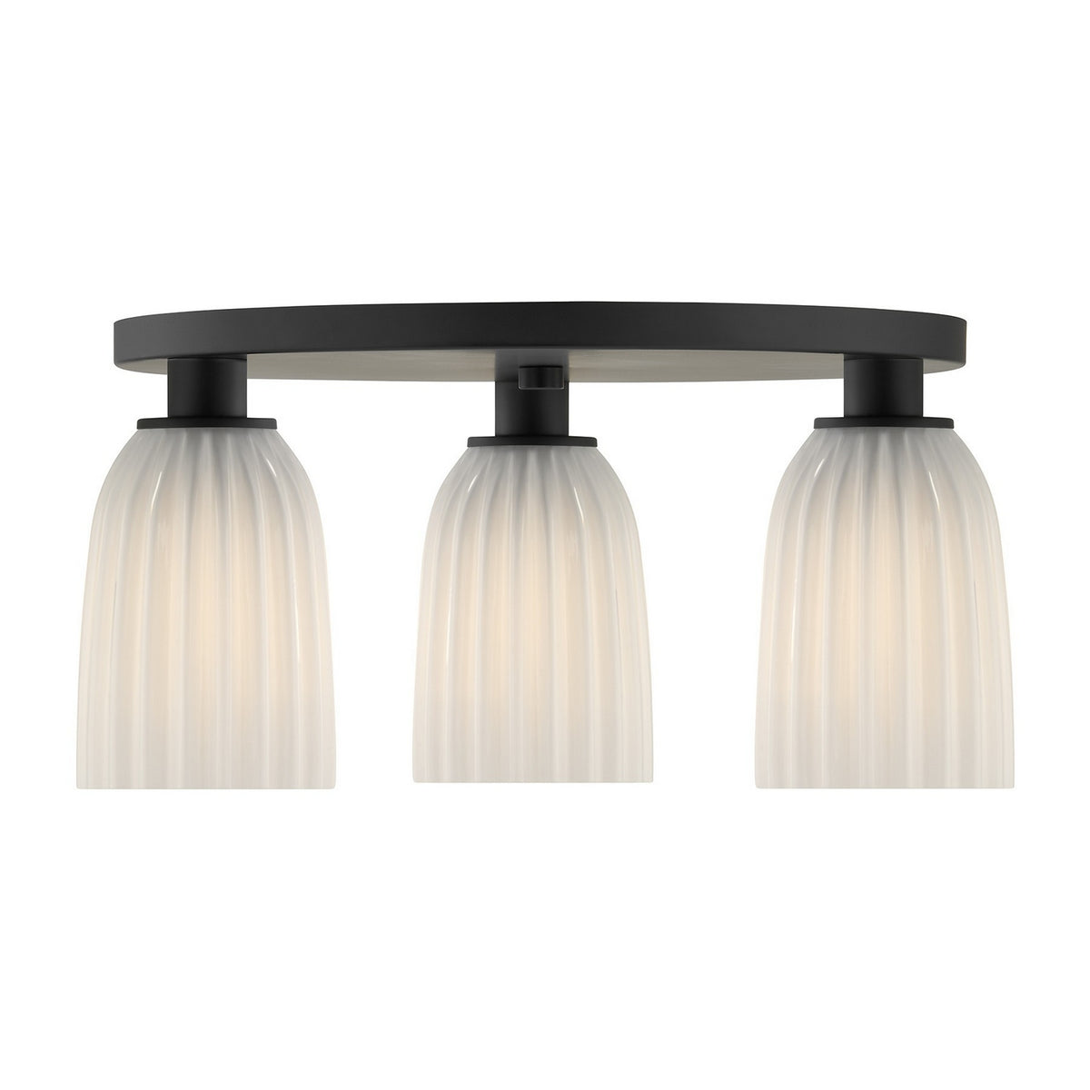 Baldwin Three Light Flush Mount