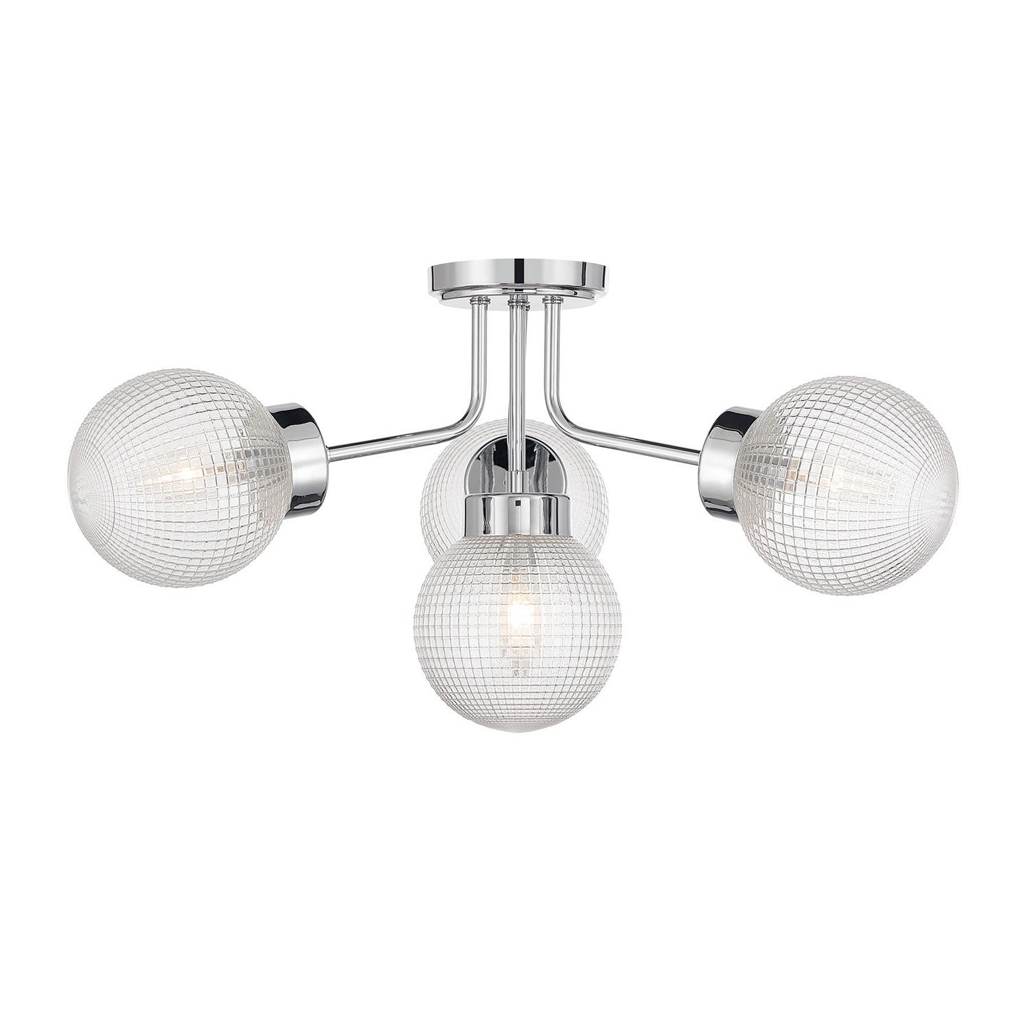 Coral Four Light Semi-Flush Mount