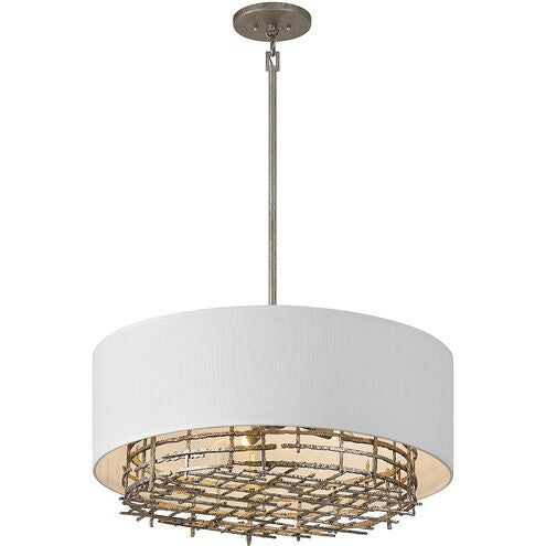 Cameo Six Light Pendant in Campagne Luxe