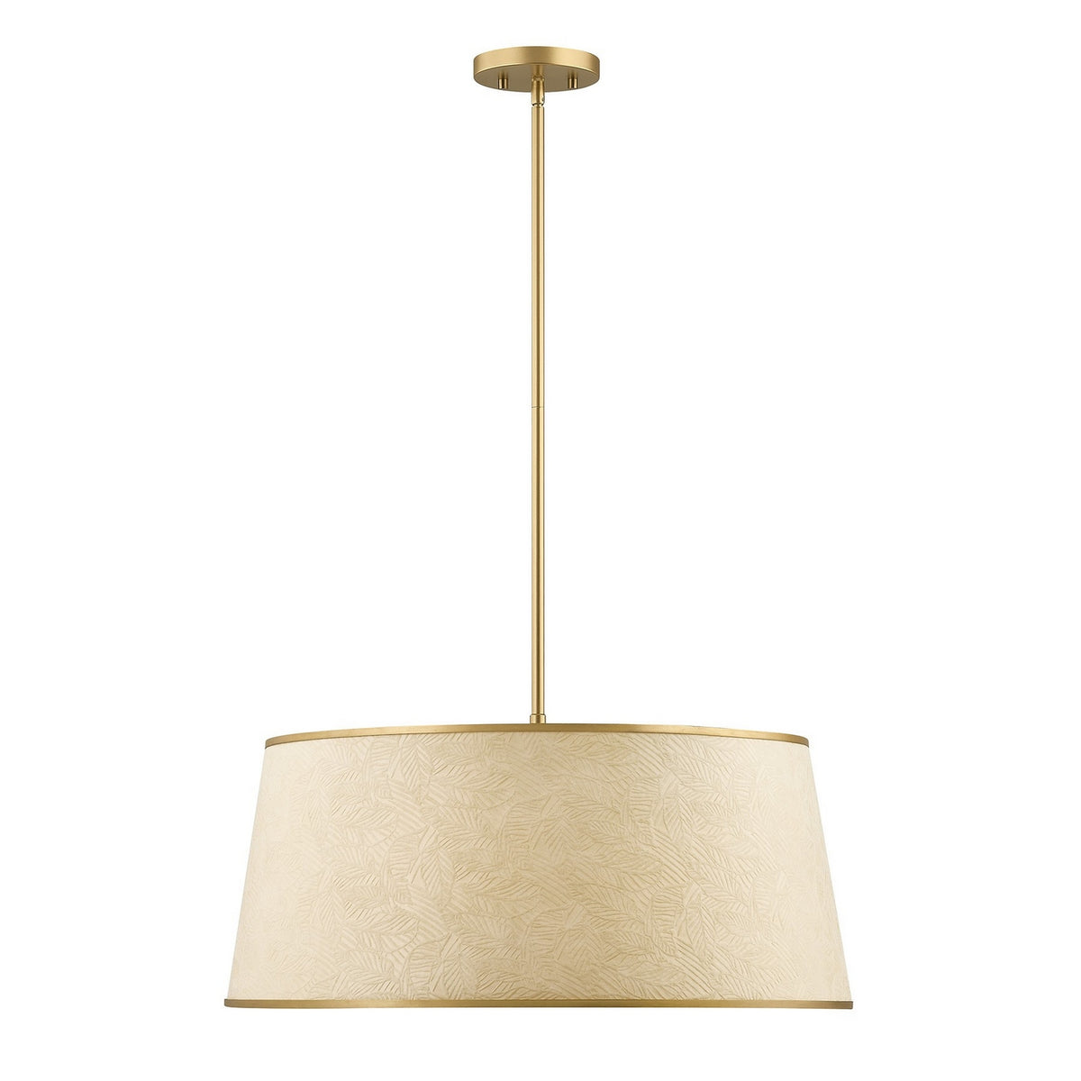 Sombra Six Light Pendant in Spun Gold