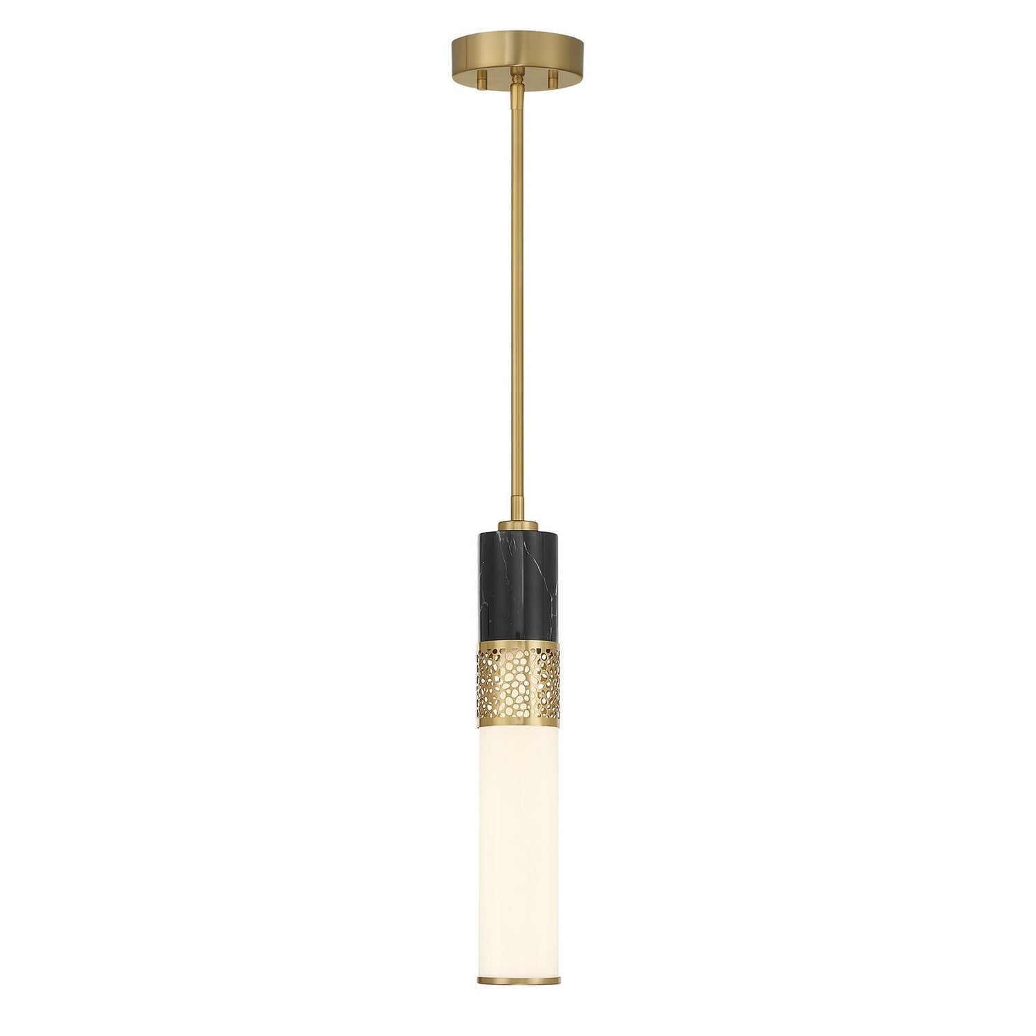Suspension LED Farrell en laiton chaud