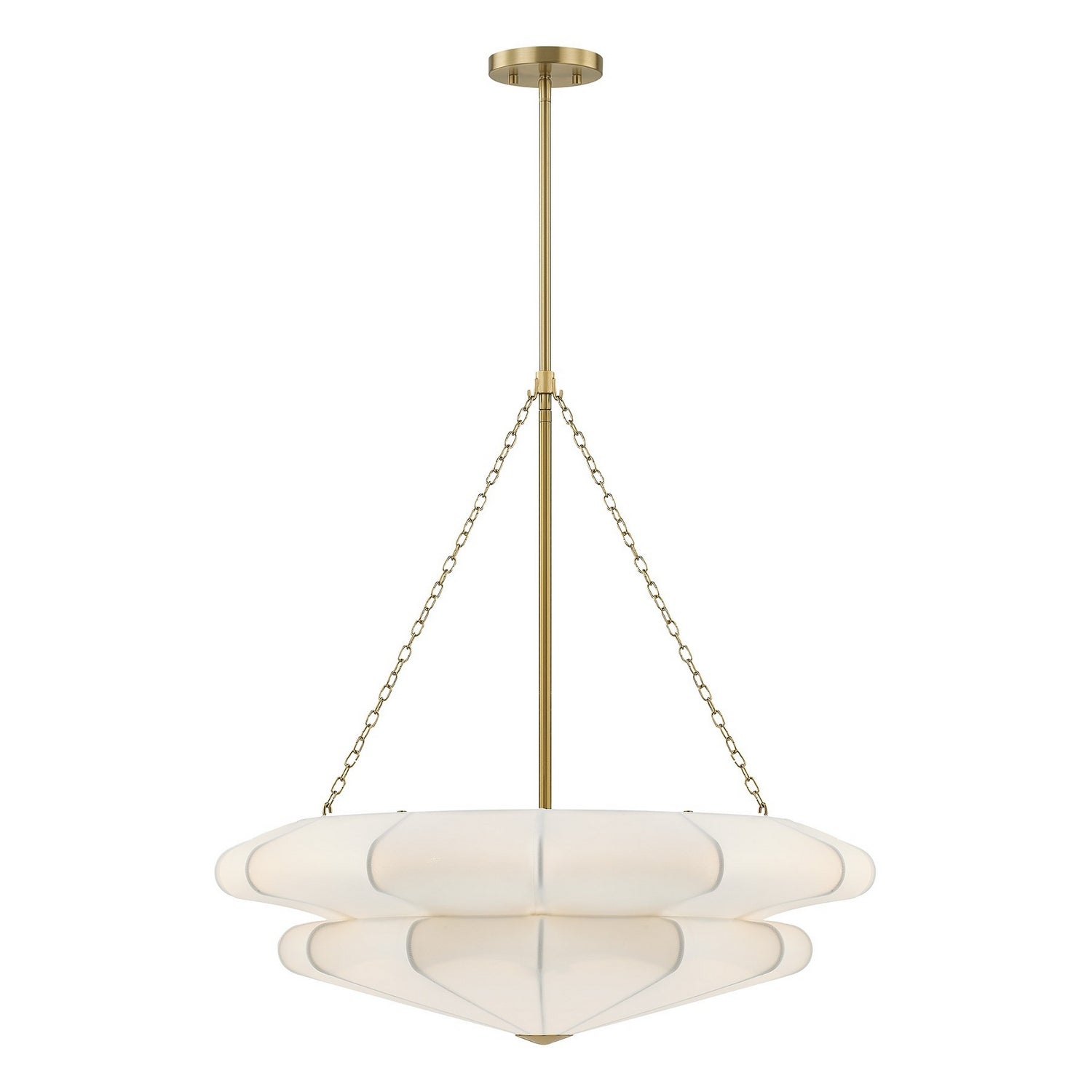 Coppell Three Light Pendant in Warm Brass