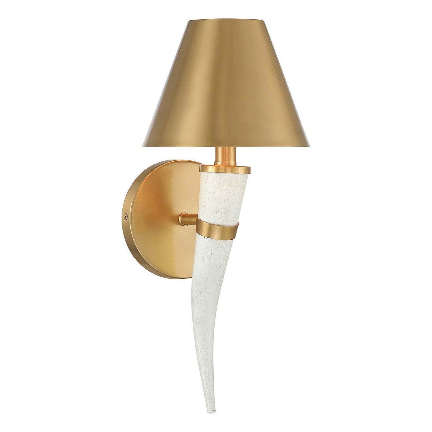 Hearne One Light Wall Sconce in Warm Brass