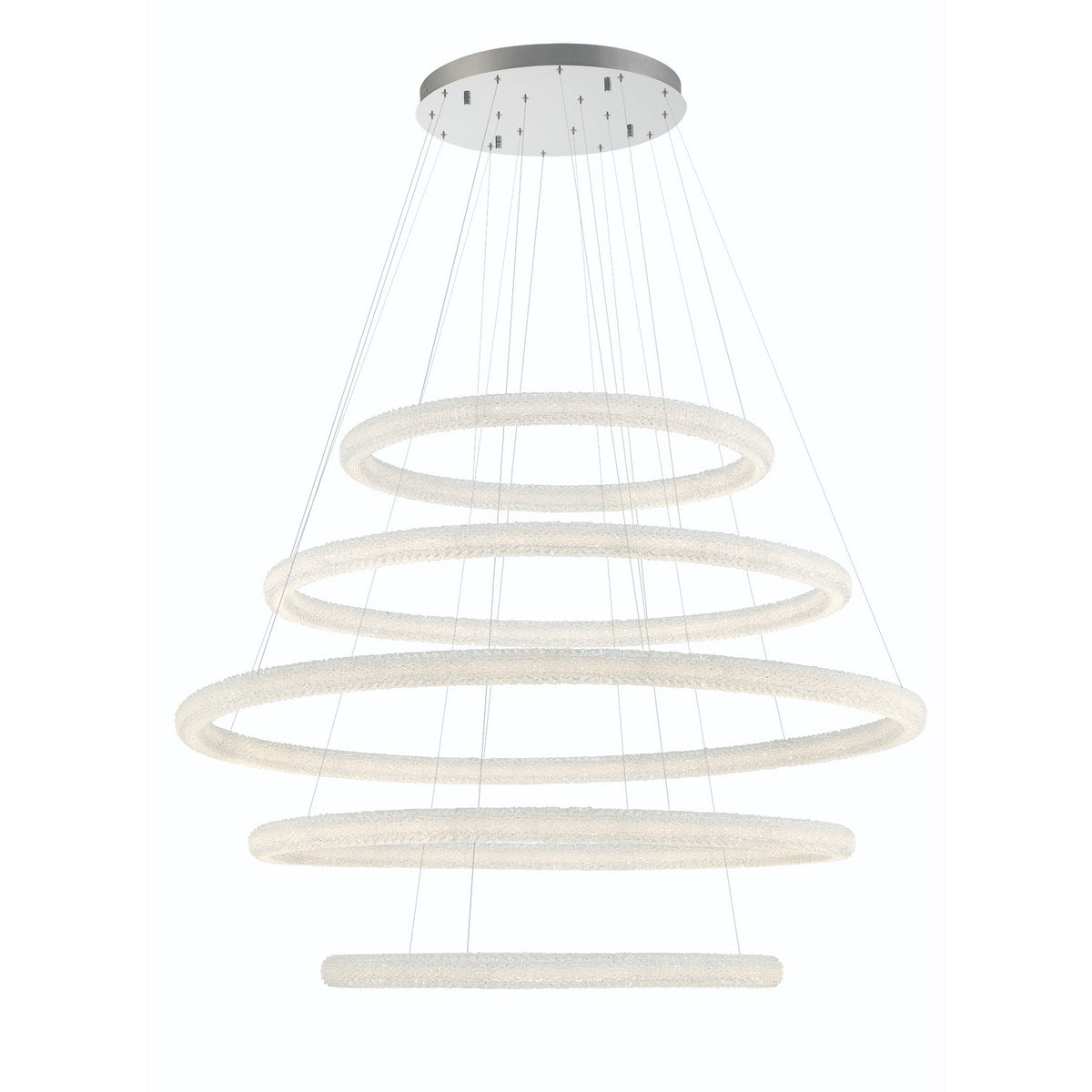 Sassi LED Chandelier in Chrome
