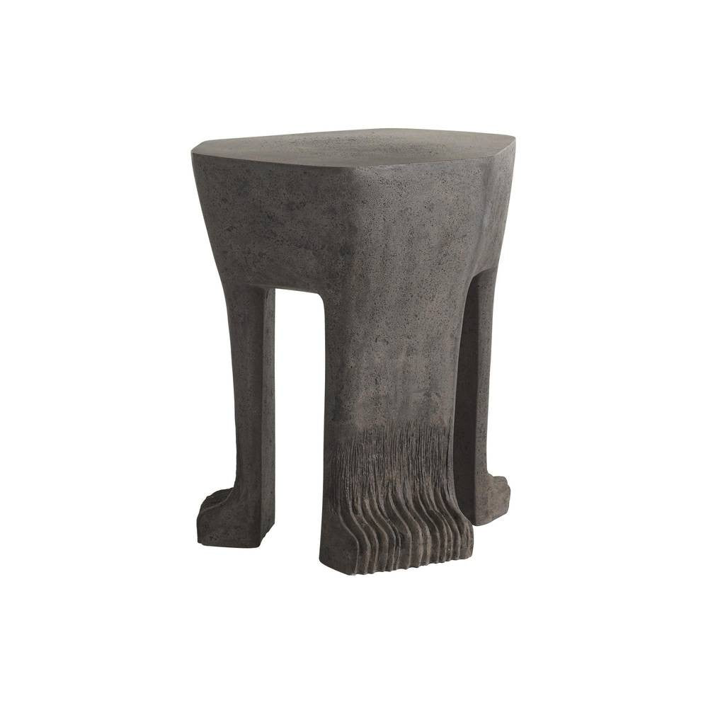 Bruttii Outdoor Accent Table in Matte Carbon